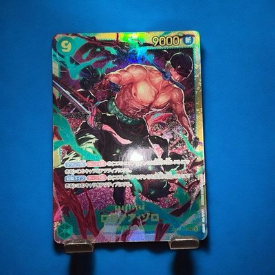 One Piece TCG Roronoa Zoro SEC Japanese OP06-118 Secret PRB-02 | eBay