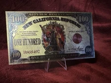 Fallout New Vegas NCR $100 Bill Prop – New California Republic Replica Note RARE