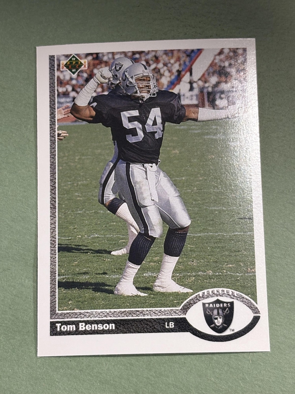 Tom Benson 1991 Upper Deck Los Angeles Raiders #558 NN571