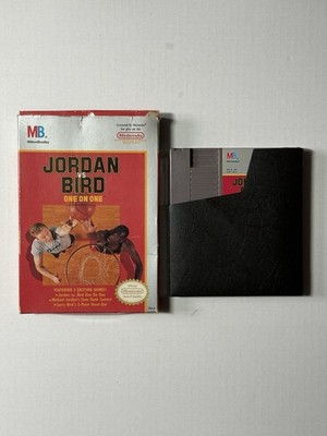Jordan vs Bird Game Nintendo NES with Box and Case Retro Video Games Untested