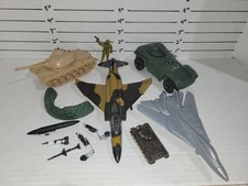 Lot Army Men Tanks Vehicles Planes Jets GUTS Processed Plastics Corp Stalin MMI
