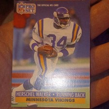 1991 Pro Set #576 Herschel Walker Minnesota Vikings Football NFL