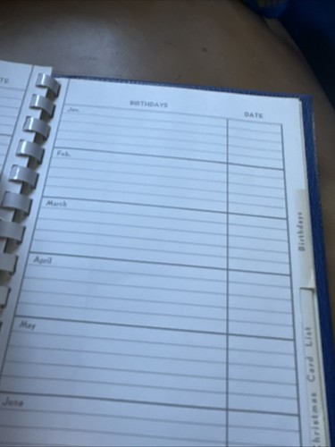 Bin RNLI Password Username Book A-Z Index Tabs Hard Back - Picture 8 of 10