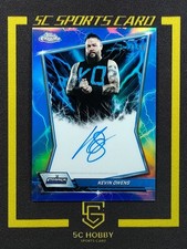 2026 Topps Chrome WWE Blue Brand Blue Refractor Auto/150 Kevin Owens FCFZ