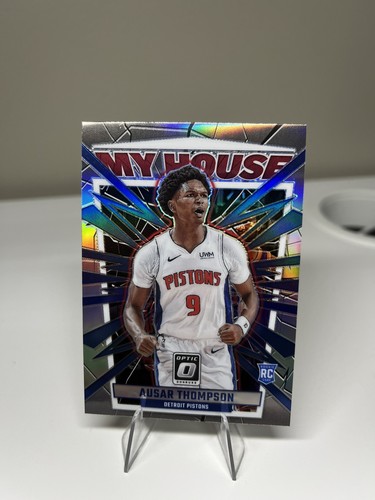 2023-24 Panini Optic Ausar thompson My House Holo Prizm Rookie RC,Pistons 📈📈