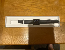 Apple Watch 42mm  Black Aluminium Case, Black Silicone Band, Watch OS, iOS