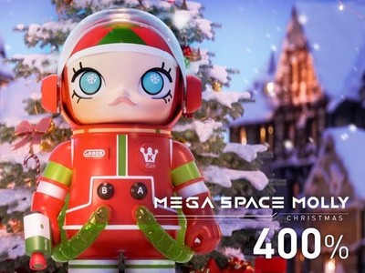 POP MART SPACE MOLLY CHRISTMAS 400％ 新品 Amazon.com: POP MART MEGA Space Molly 400% Christmas 2024
