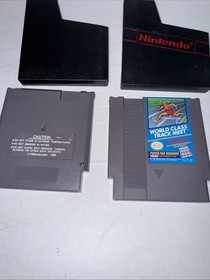 Nintendo World Class Track Meet And Super Team Games NES Used UNTESTED Read.