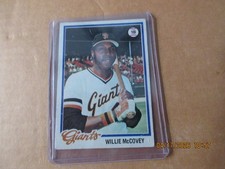 1978 Topps Willie McCovey #34 San Francisco Giants EX