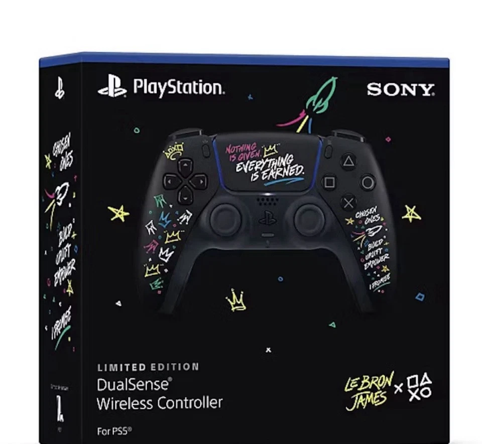 Sony PlayStation 5 DualSense Controller Lebron James edition, NEW NUOVO - Immagine 2 di 3