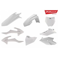 Kit Plastica Polisport Ktm Weiß 90761 FüR Motorrad Ersatzteile