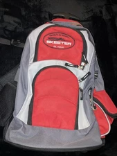 Skeeter Bass Boats Red Rolling Backpack Wheeled Travel Carry On Luggage