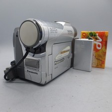 Panasonic NV-GS1 Handheld MiniDV Cassette Camcorder Silver Tested