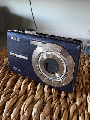 Kodak EasyShare M763 7.2MP Digital Camera Blue 3x Optical Zoom Camera