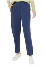 AnyBody Cozy Knit Luxe Pants with Stitching Detail Deep Navy