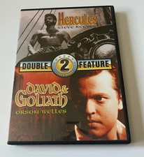 Hercules 1958 Steve Reeves / David And Goliath 1960 Orson Wells DVD