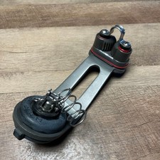 Harken H402 Drehbasis Kugelgelagerte Klemmen Zweigang Großschot 3-12 mm schwarz 