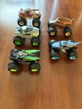 Lot Of 5 Spinmaster Monster Jam Trucks Dragon...