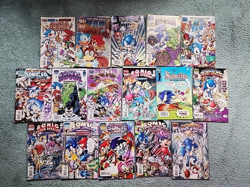 Sonic Super Special Complete Lot Run #1-15 Archie Sabrina Crossover AS IS