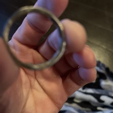 Wide Hammered 925 Sterling Silver wedding Band Ring For Men Women, All Size