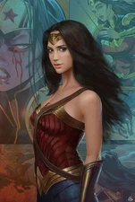 4x6  Color Photo Print Women Famous Fan Art ai Fantasy superhero cosplay nh12