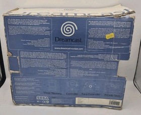 Sega Dreamcast Console With Box, Controller & Manual Spares Or Repair Powers On