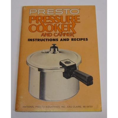 #ad Presto Pressure Cooker 1979 Canner Instructions Recipe Booklet 4.5x6.5 Original $14.99