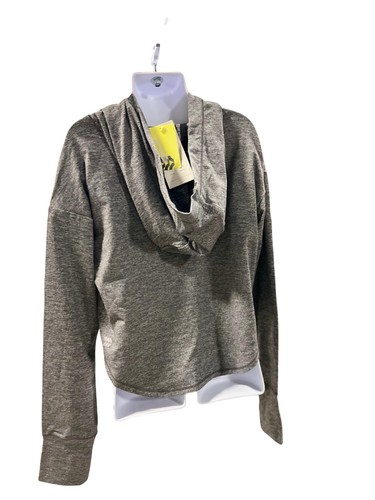 All In Motion Hoodie Boys M (8) Gray Sweatshirt Thumbhole Tech Pocket - Picture 3 of 3