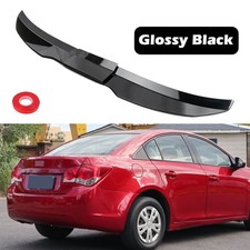Rear Trunk Lip Spoiler Wing Body Kit Glossy Black For Chevrolet Cruze 2010-2019 Rear Trunk Lip Spoiler Wing Body Kit Glossy Black For Chevrolet Cruze 2010-2019
