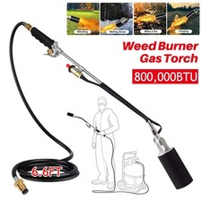 Roofers Roofing Brazing Hose Propane Butane Gas Torch Burner Blow Kit Long Arm
