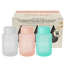 Silicone Breast Milk Storage Bottles Daycare Approved 100 Plastic Free B...