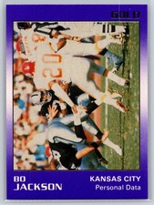 1991 Star Gold #44 Bo Jackson Kansas City Royals