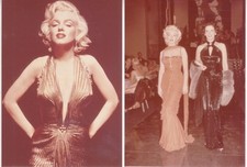 MARILY/N MONROE-RE-STRIKE PHOTOS (2)-JANE RUSSELL-"GENTLEMAN PREFER BLONDES"