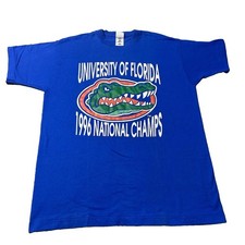 Vintage Florida Gators 1996 National Champions T-Shirt Single Stitch Made in USA