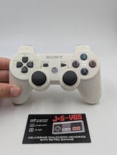 Sony PS3 DualShock 3 Wireless Controller White OEM CECHZC2U Tested