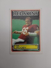 1983 Topps Football #190 Joe Jacoby Rookie Card Redskins. rookie card picture