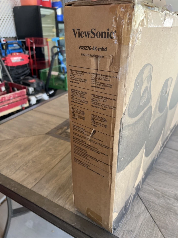 ViewSonic VX3276-4K-MHD 32" Frameless 4K UHD Monitor - Image 3 of 4