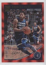 2018-19 Panini Donruss Press Proof Red Laser 88/99 Derrick Rose #125 0o6v