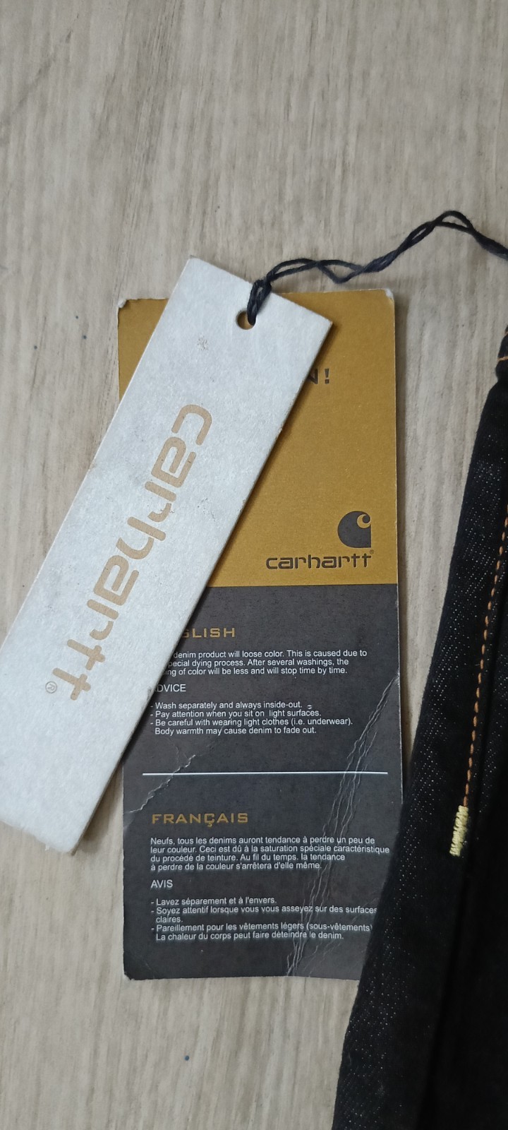 Carhartt Jeans New Black With Tags thumbnail 7