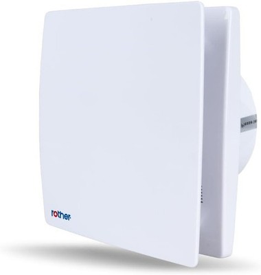 Weiß 4'' Bad Dunstabzugshaube leise Timer Wand Decke Küche Lüftung 100mm