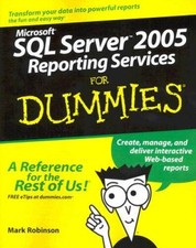Microsoft SQL Server 2005 Reporting Services For Dummies - Paperback - VERY GOOD