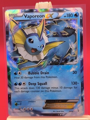 Vaporeon EX 24/83 Generations Ultra Rare Holo Pokemon Card | eBay