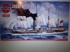 Great Western Segelschiff Raddampfer 1/180 Modelbausatz Plastikmodel Schiff