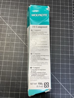 DUPONT DOW MOLYKOTE Lubricant & Sealant, 5.3 oz. Tube