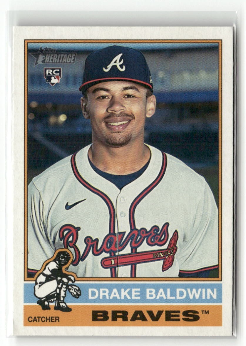 2025 Topps Heritage High RC Rookie #561 DRAKE BALDWIN BRAVES