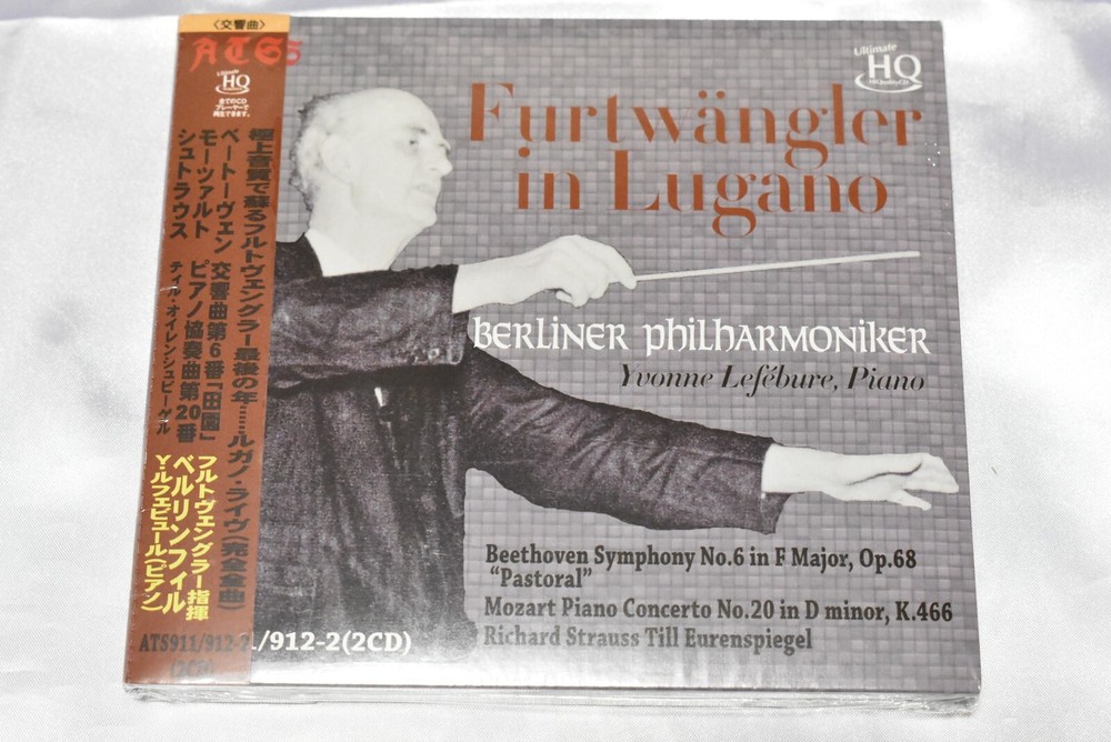 Furtwangler-BEETHOVEN: SYMPHONY NO.6 / MOZART: PIANO CONCERTO NO.20, etc-UHQCD