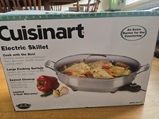 Cuisinart Countertop Electric Skillet 15 X 12 Stainless Steel Csk-150 - New Cuisinart Countertop Electric Skillet 15 X 12 Stainless Steel Csk-150 - New