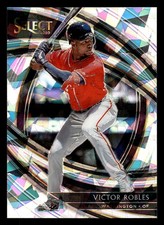 2020 Panini Select #172 Victor Robles Cracked Ice #/25