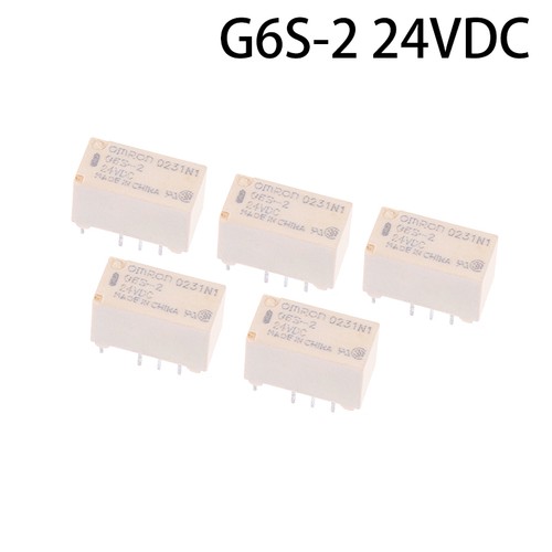 G6S-2 5VDC 12VDC 24VDC Signal Relay 8Pin DC 5/12/24V Mini Signal Switch Relays - Photo 15/15