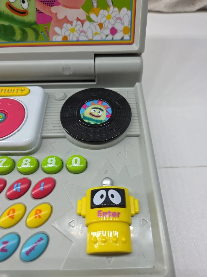 Portátil de aprendizaje Yo Gabba Gabba Vtech Boom Box probado - Funciona. Foto 4 de 4
